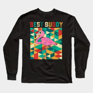 Best Buddy Flamingo Long Sleeve T-Shirt